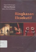 Ringkasan Eksekutif: Kajian Perlindungan Hak Asasi Manusia dalm RUU KUHPidana - (5889)