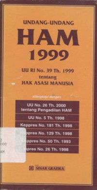 Undang-undang HAM 1999