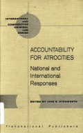 Accountability for atrocities: national and international responses