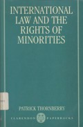 International law and the rights of minorities