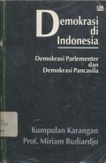 Demokrasi di Indonesia: demokrasi parlementer dan demokrasi Pancasila