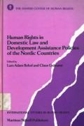 Human rights in domestic law and development assistance policies of the Nordic countries