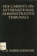 Documents on international administrative tribunals