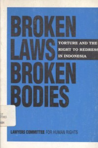 Broken laws, broken bodies: torture and the right to redress in Indonesia