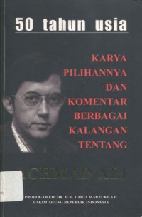 ACHMAD ALI : 50 Tahun Usia - (6121)