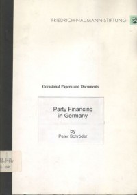 Party financing in Germany