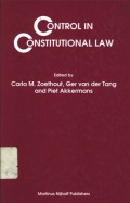 Control in constitutional law