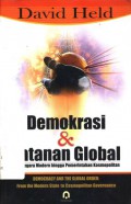 Demokrasi & Tatanan Global: Dari Negara Modern hingga Pemerintahan Kosmopolitan