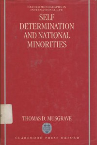 Self-determination and national minorities