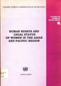 Human rights and legal status of women in the Asian and Pacific region