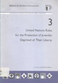 United Nations rules for the protection of juveniles deprived of their liberty