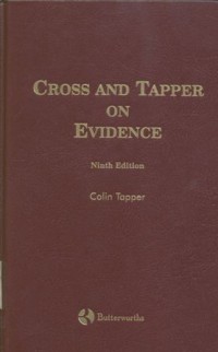 Cross and tapper on evidence