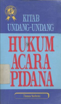 Tanya jawab Kitab Undang-undang Hukum Acara Pidana