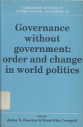 Governance without government: order and change in world politics
