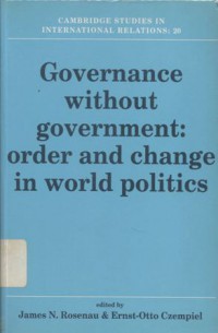 Governance without government: order and change in world politics