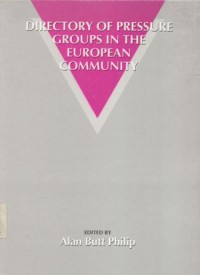 Directory of pressure groups in the European Community