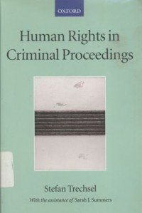 Human rights in criminal proceedings - (5271)