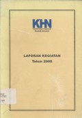 Laporan Kegiatan Komisi Hukum Nasional Republik Indonesia Tahun 2000