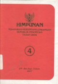 Himpunan Peraturan Perundang-Undangan Republik Indonesia Tahun 2006 - (5720)