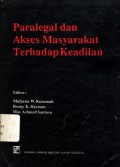 Paralegal dan akses masyarakat terhadap keadilan