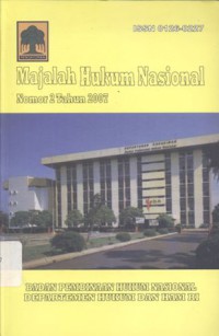 Majalah Hukum Nasional Nomor 2 Tahun 2007