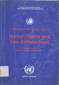 Human rights and law enforcement: a trainer