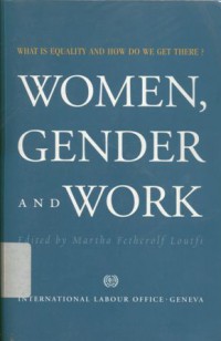 Women, gender and work: what is equality and how do we get there?