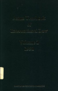 Asian yearbook of international law, vol. 1, 1991