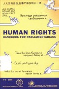 Human rights: handbook for parliamentarians