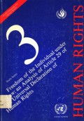 Freedom of the Individual Under Law: A Study on the individual's Duties to the Community and the Limitations on Human Rights and Freedoms under Article 29 of the Universal Declaration of Human Rights