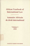 African yearbook of international law/Annuaire Africain de droit international