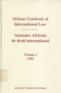 African yearbook of international law/Annuaire Africain de droit international