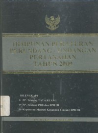 Himpunan Peraturan Perundang-undangan Pertanahan Tahun 2000