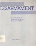 Disarmament: the United Nations General Assembly and Disarmament 1988