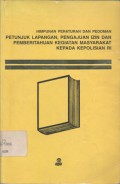 Himpunan peraturan dan pedoman petunjuk lapangan, pengajuan izin dan pemberitahuan kegiatan masyarakat kepada kepolisian RI