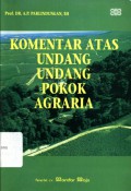 Komentar Atas Undang Undang Pokok Agraria - (5701)