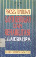 Proses tuntutan ganti kerugian dan rehabilitasi dalam hukum pidana