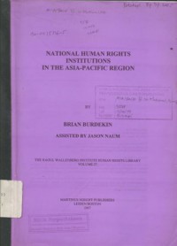 National human rights institutions in the Asia-Pacific region - (5278)