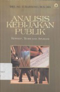 Analisis Kebijakan Publik : Konsep, Teori dan Aplikasi