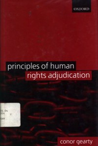 Principles of human rights adjudication
