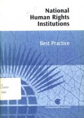 National Human Rights Institutions: Best Practice