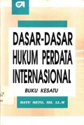 Dasar-dasar hukum perdata internasional: buku ke satu