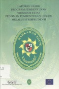 Laporan Akhir Program Pembentukan Prosedur Tetap Pedoman Pembentukan Hukum Melalui Yurisprudensi__(6483)_H