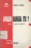 Apakah bangsa itu? = (qu'est ce qu'une nation?)