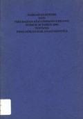 Naskah Akademik Dan Perubahan Atas Undang-Undang Nomor 26 Tahun 2000 Tentang Pengadilan Hak Asasi Manusia