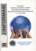 Buku Informasi : Kunjungan Wakil Khusus Sekjen PBB untuk Situasi Pembela HAM 4 - 15 Juni 2007 - (5832)