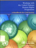 Working with the United Nations Human Rights Programme: A Handbook for Civil Society