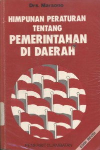 Himpunan peraturan tentang pemerintahan di daerah