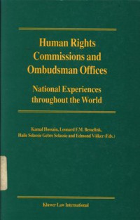 Human rights commissions and ombudsman offices: National experiences throughout the world