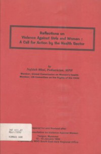 Reflections on violence against girls and women: a call for action by the health sector